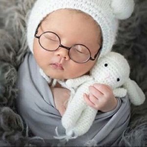 Newborn flat glasses photo prop